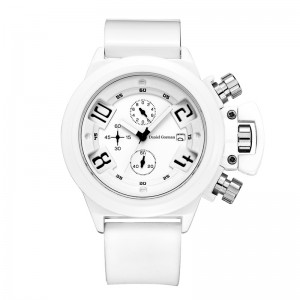 Daniel Gormantop Thương hiệu Thể thao sang trọng Đồng hồ đàn ông Đồng hồ quân sự Dây đeo cao su màu xanh Đồng hồ chống thấmnước RM2208